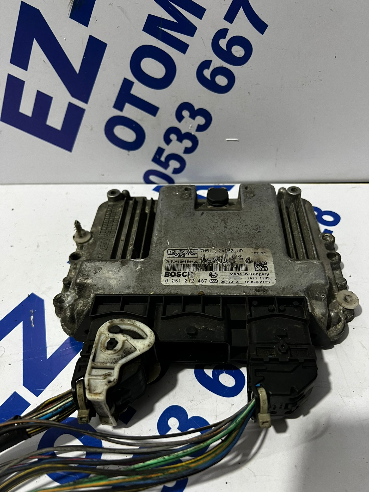 Ford Focus C MAX 1 6 TDCI MOTOR BEYNİ Ezpar Orjinal Çıkma Yedek Parça